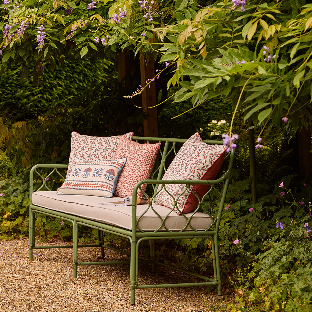 Rizzo Garden Outdoor Sofa Set, Green - Image 3