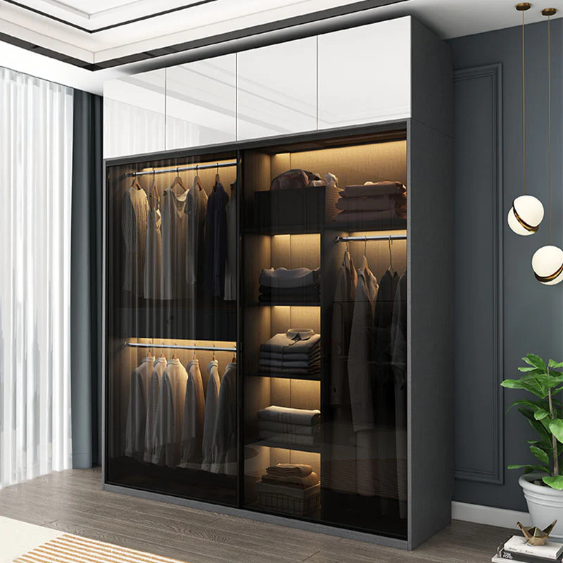 Rod Wardrobe, Grey - Image 3