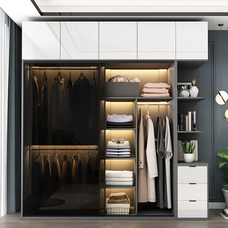 Rod Wardrobe, Grey - Image 4