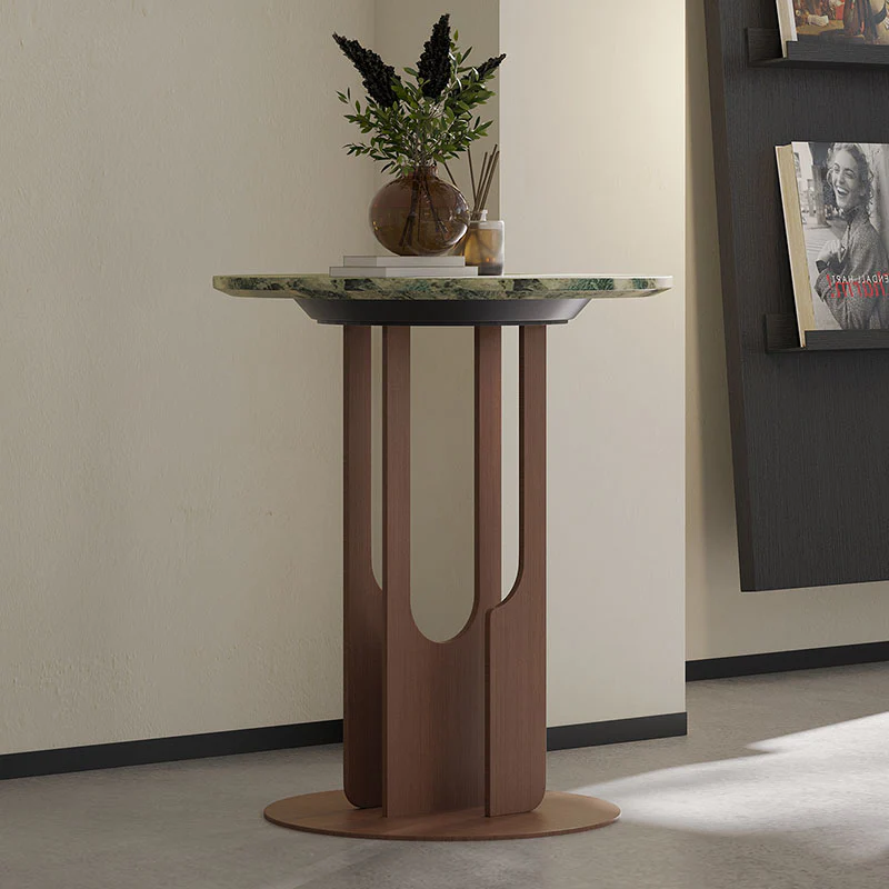 Rory Side Table With Marble Top - Image 3