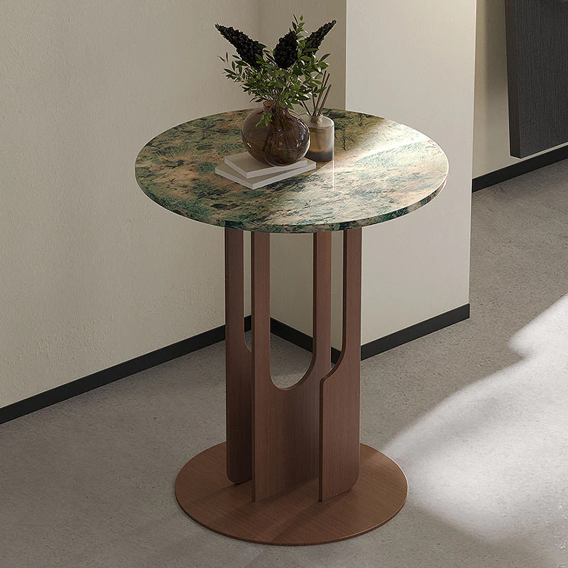 Rory Side Table With Marble Top - Image 6
