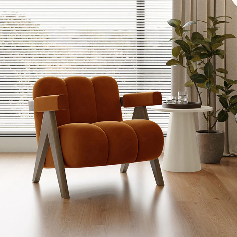 Rosa Armchair, Velvet/ Boucle - Image 3