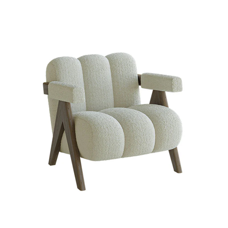 Rosa Armchair, Velvet/ Boucle - Image 5