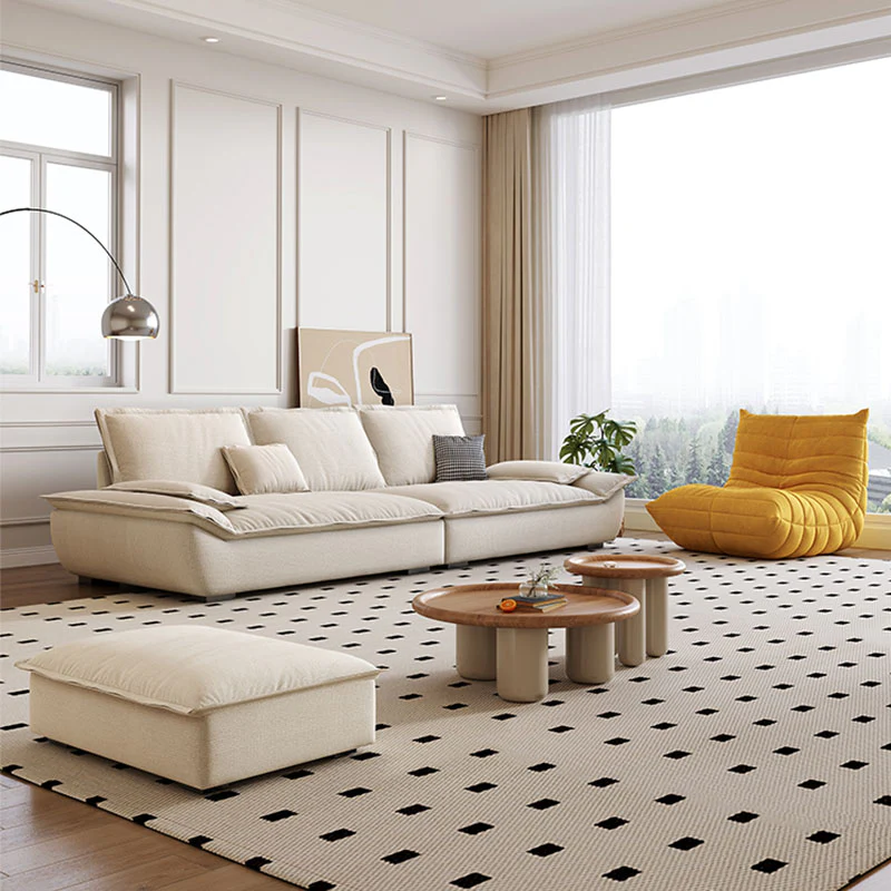 Rowan Two Seater & Three Seater Sofa, Cotton Linen - Image 2
