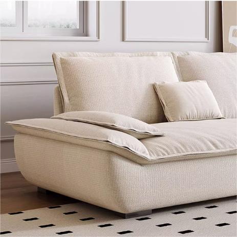 Rowan Two Seater & Three Seater Sofa, Cotton Linen - Image 3