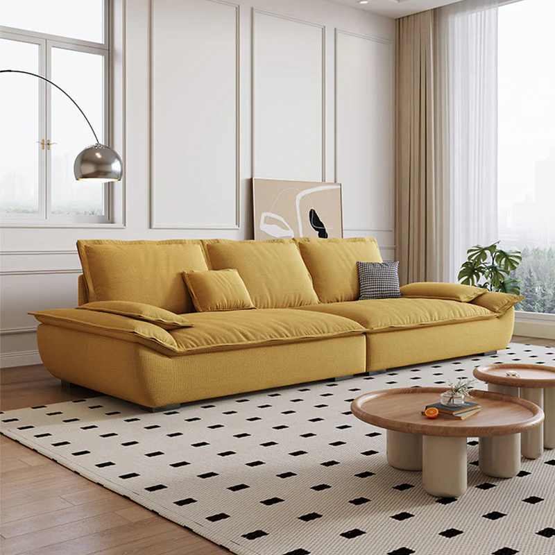 Rowan Two Seater & Three Seater Sofa, Cotton Linen - Image 5