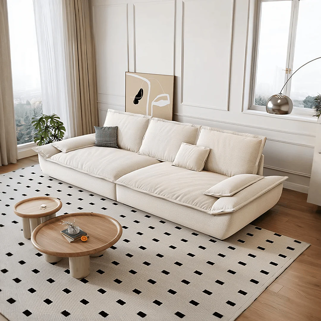 Rowan Two Seater & Three Seater Sofa, Cotton Linen - Image 9