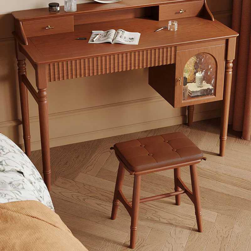 Ryan Dressing Table, Cherry Wood - Image 3