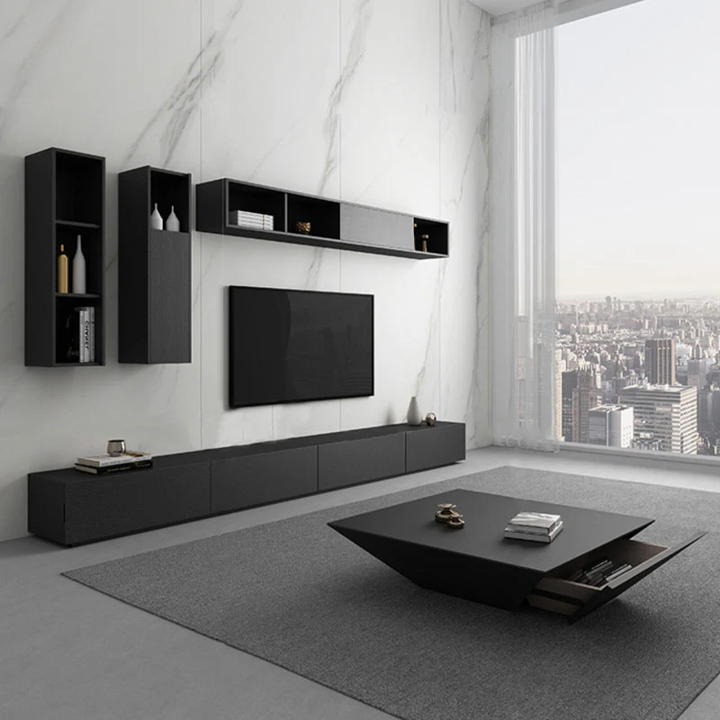 Saffron Coffee Table With Drawer, Walnut - Image 2
