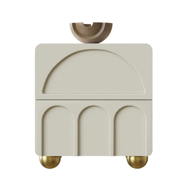 Sal Bedside Table, Cream Or Black - Image 3