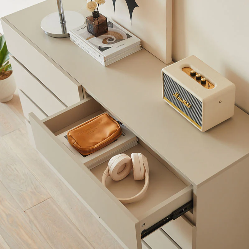 Salome Drawer Cabinet, White - Image 4