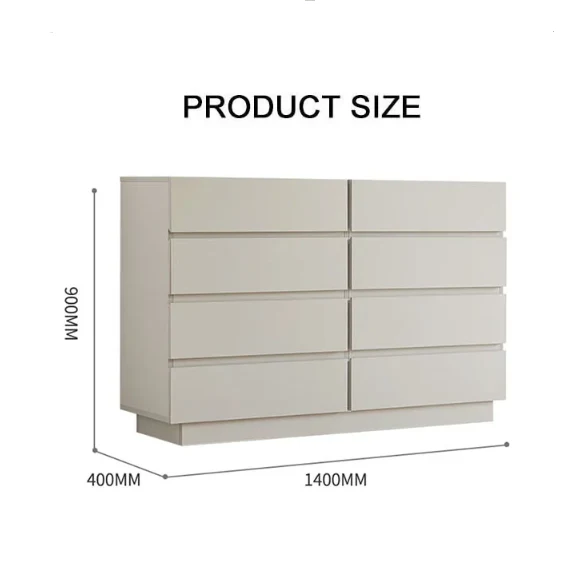 Salome Drawer Cabinet, White - Image 6