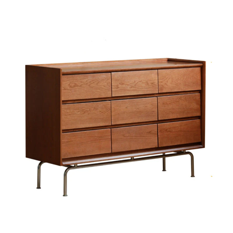 Sam Drawer Cabinet, Cherry Wood - Image 5