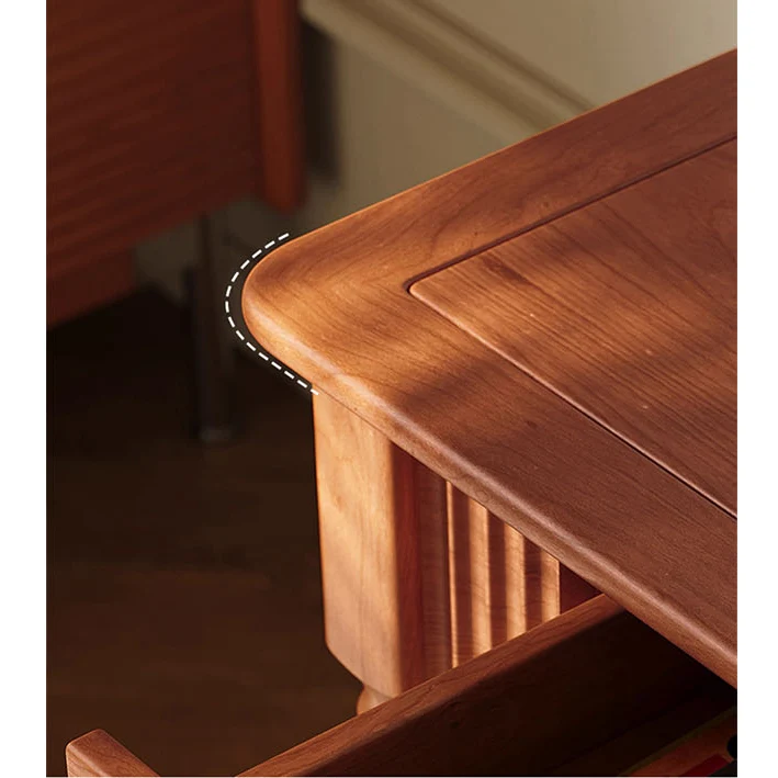 Sarah Office Desk, Cherry Wood - Image 7