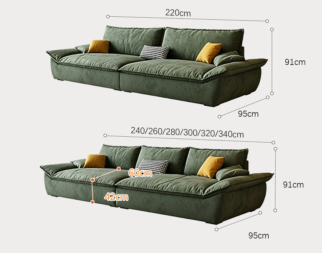 Sawyer Single Seater, Two Seater, Three Seater, Four Seater, Five Seater Sofa, Green - Image 10