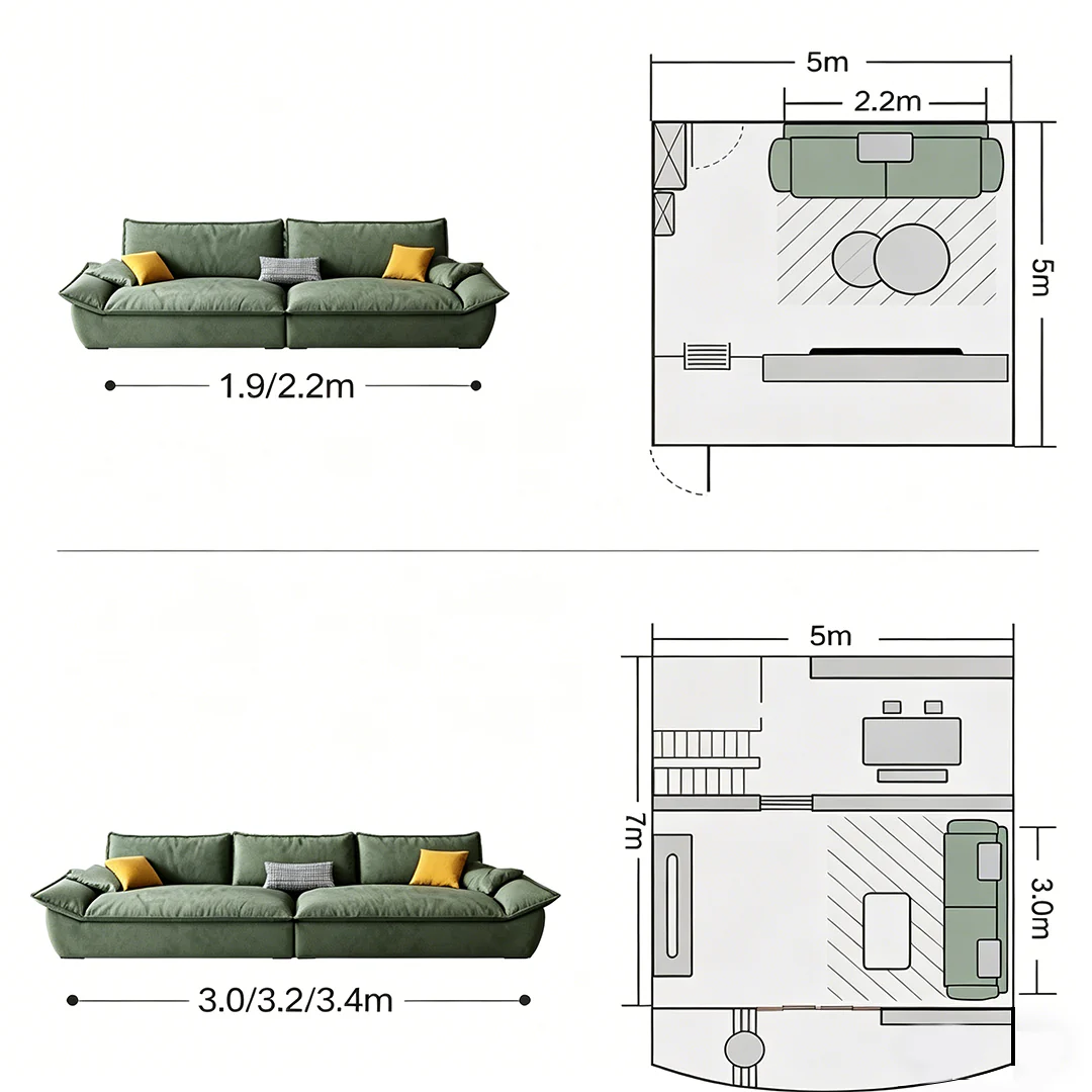 Sawyer Single Seater, Two Seater, Three Seater, Four Seater, Five Seater Sofa, Green - Image 11