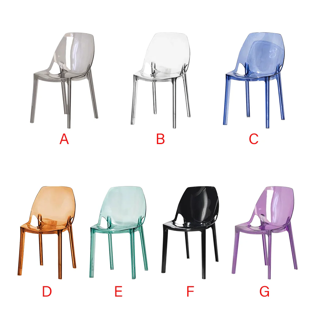 Schmitt Ghost Chair, Plastic Dining Chair, Acrylic - Image 10