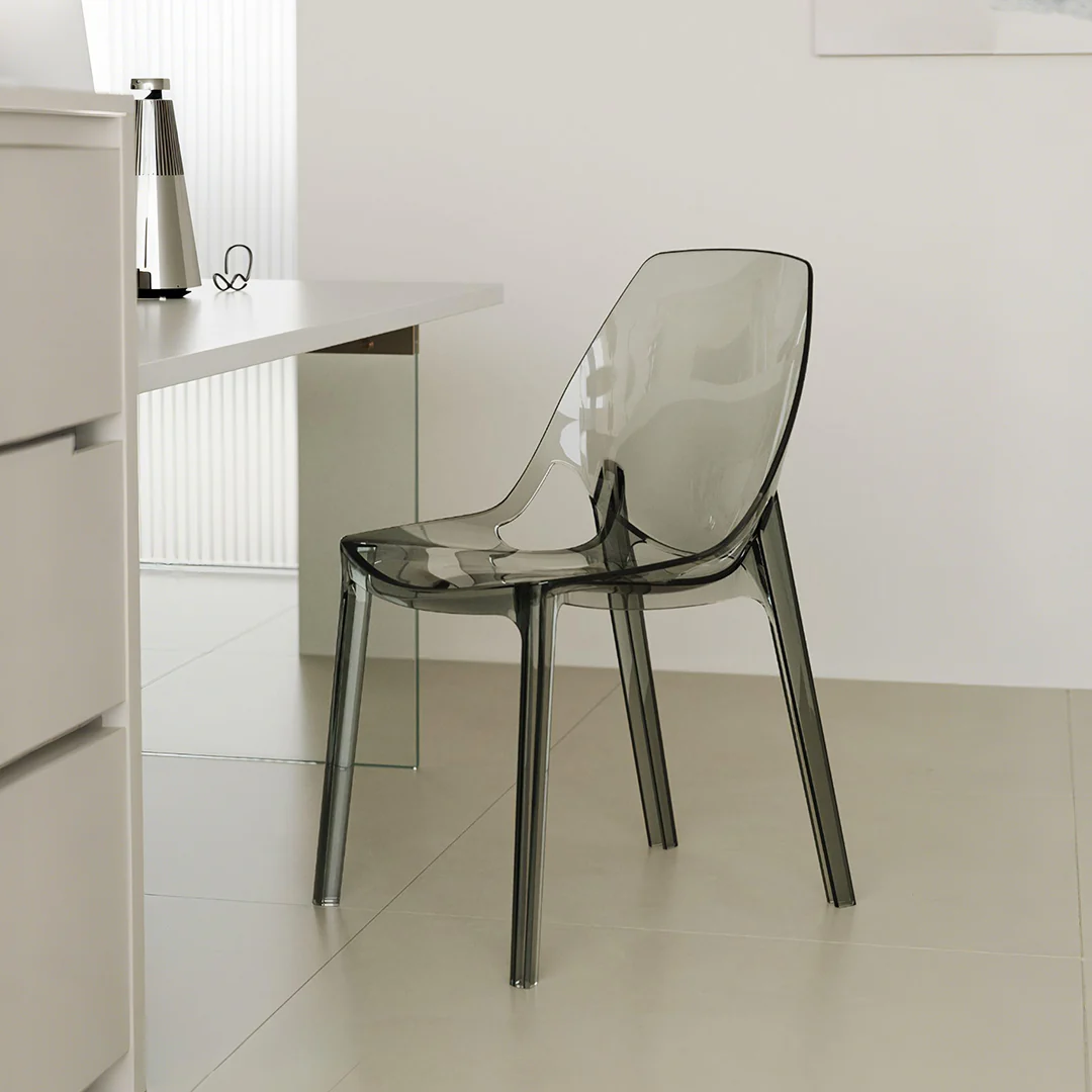 Schmitt Ghost Chair, Plastic Dining Chair, Acrylic - Image 3