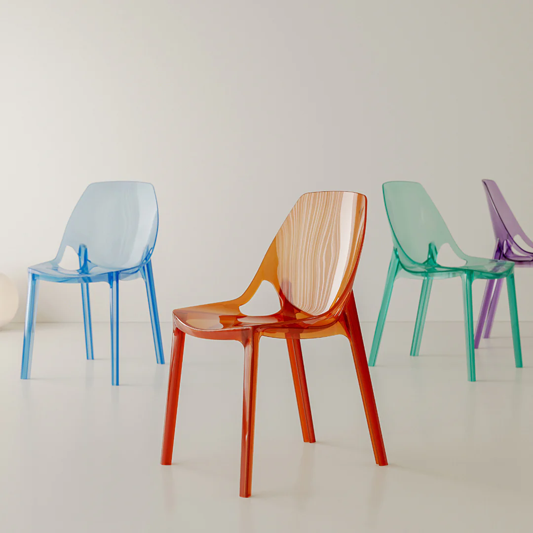 Schmitt Ghost Chair, Plastic Dining Chair, Acrylic - Image 5