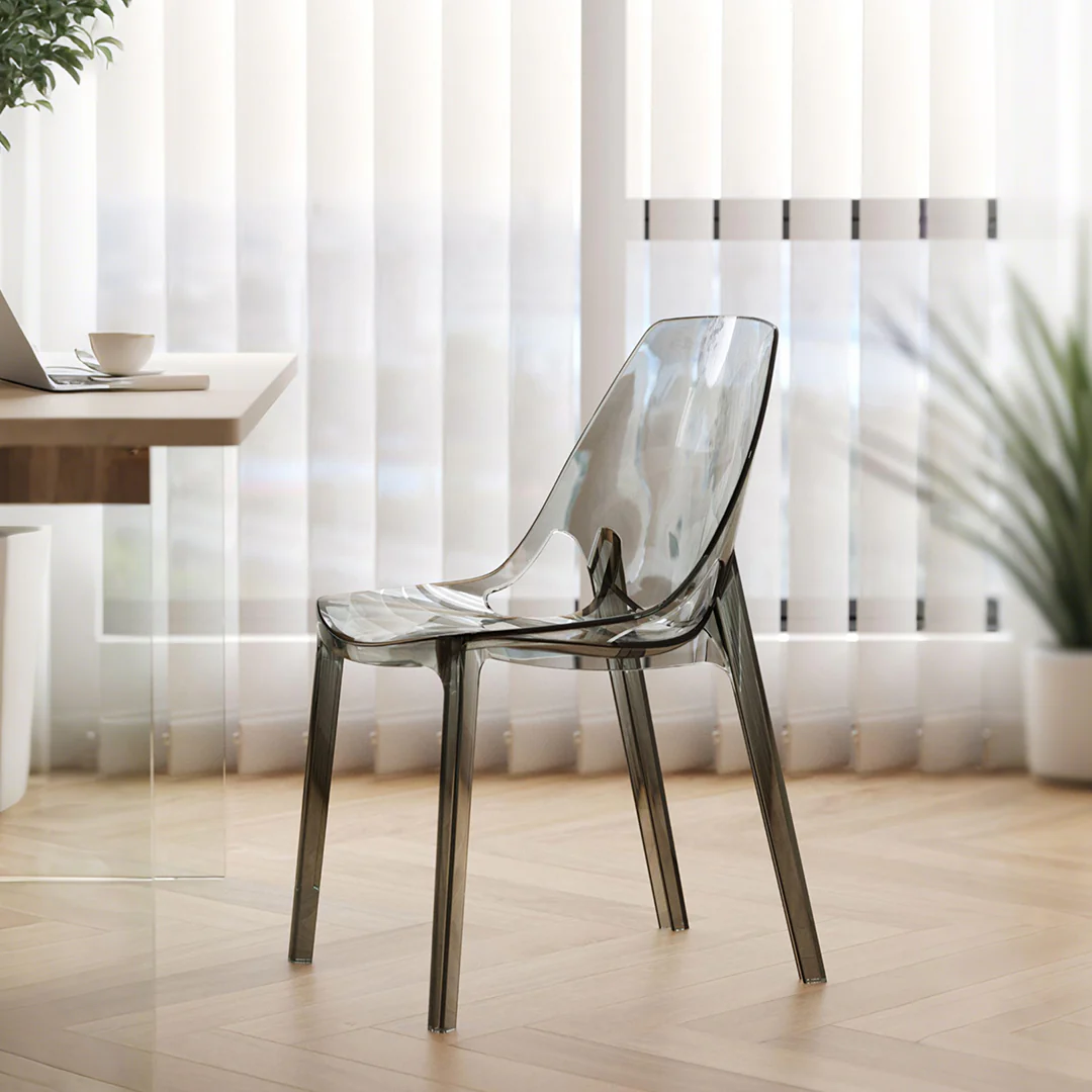 Schmitt Ghost Chair, Plastic Dining Chair, Acrylic - Image 8