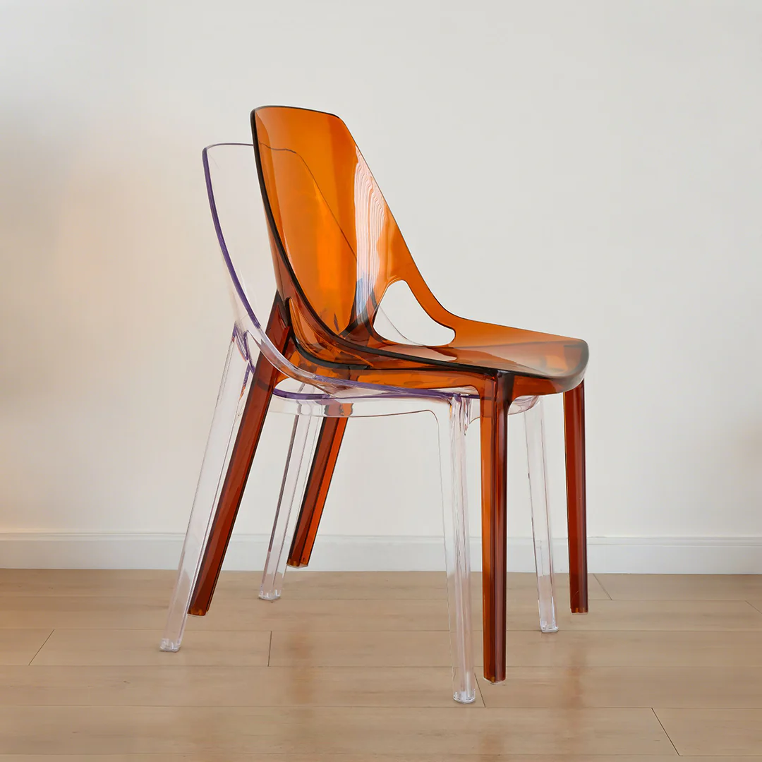 Schmitt Ghost Chair, Plastic Dining Chair, Acrylic - Image 9