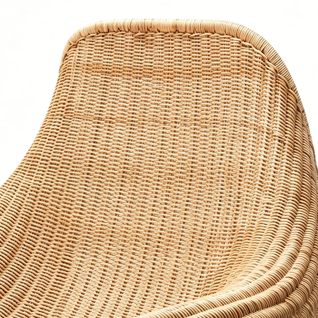 Serrano Outdoor Lounge Chair With Footstool, Rattan - Image 12