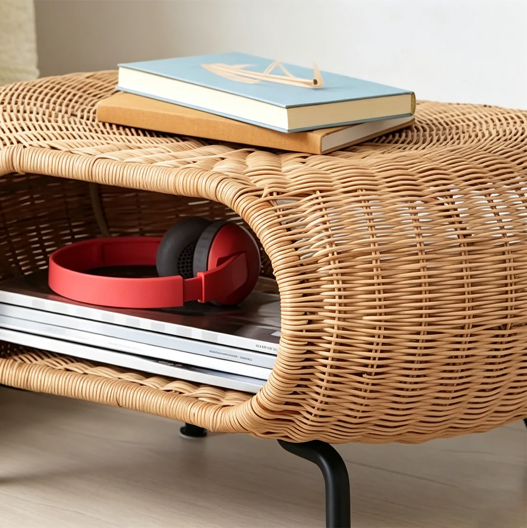 Serrano Outdoor Lounge Chair With Footstool, Rattan - Image 14