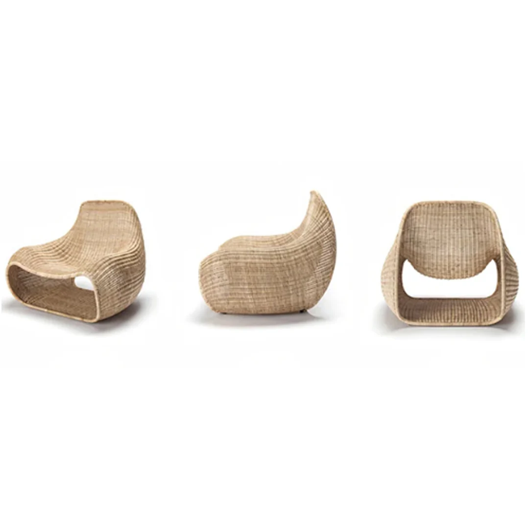 Serrano Outdoor Lounge Chair With Footstool, Rattan - Image 15