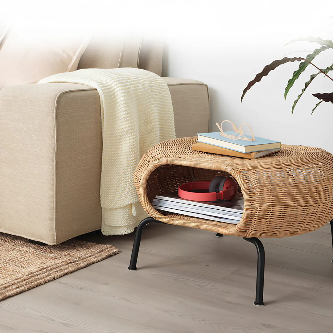 Serrano Outdoor Lounge Chair With Footstool, Rattan - Image 4