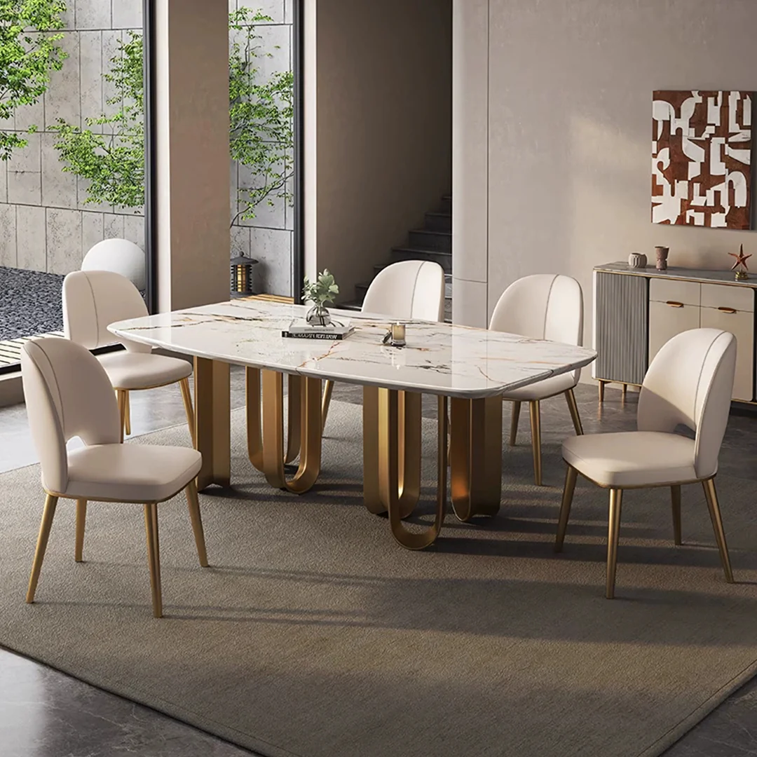 Shankar Leather Dining Chair, More Leg Colours - Image 5