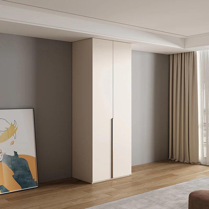 Sid Wardrobe, Creamy White, Style B(1800mm*2400mm), Clearance - Image 5