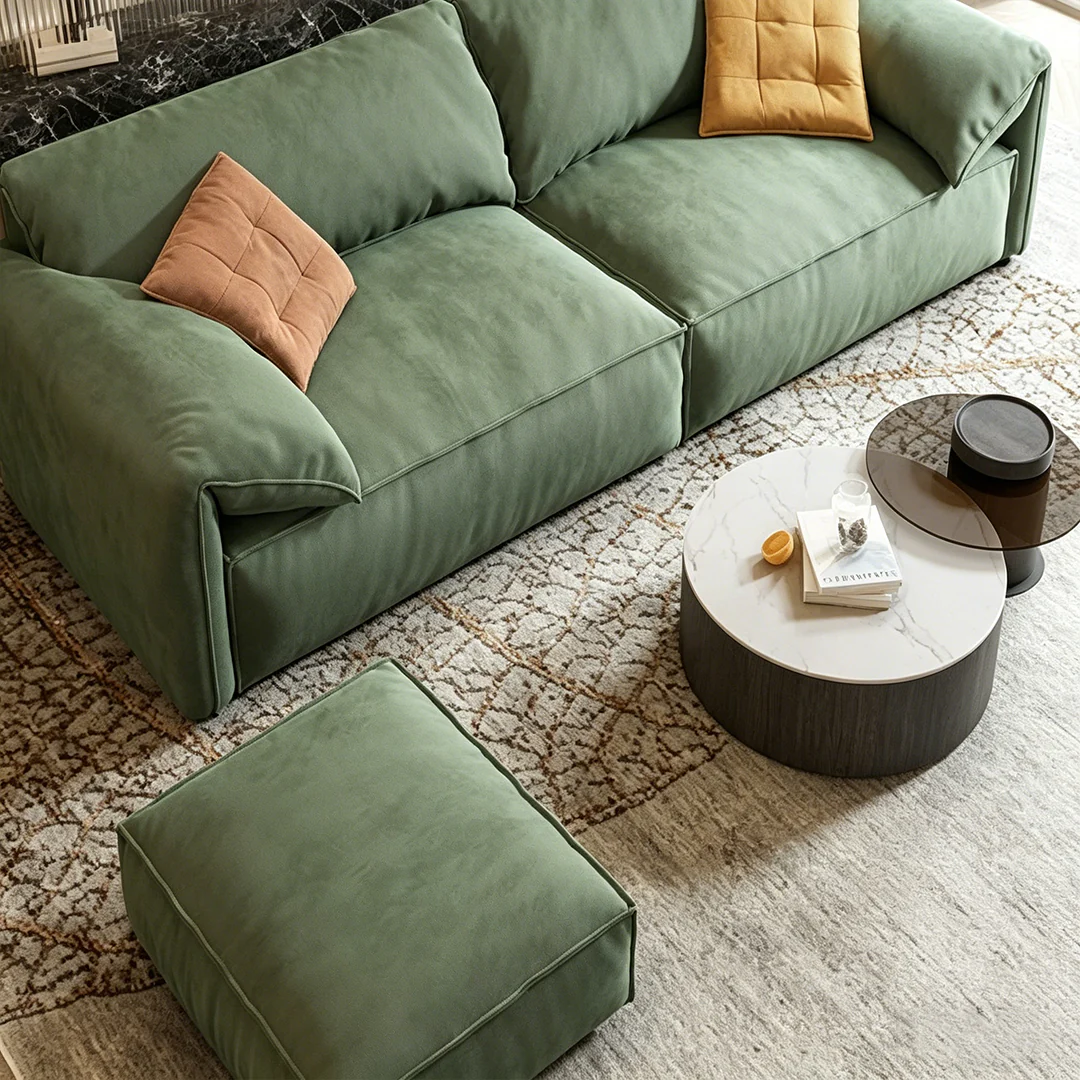 Simon S20 Three Seater Sofa, Velvet - Image 11