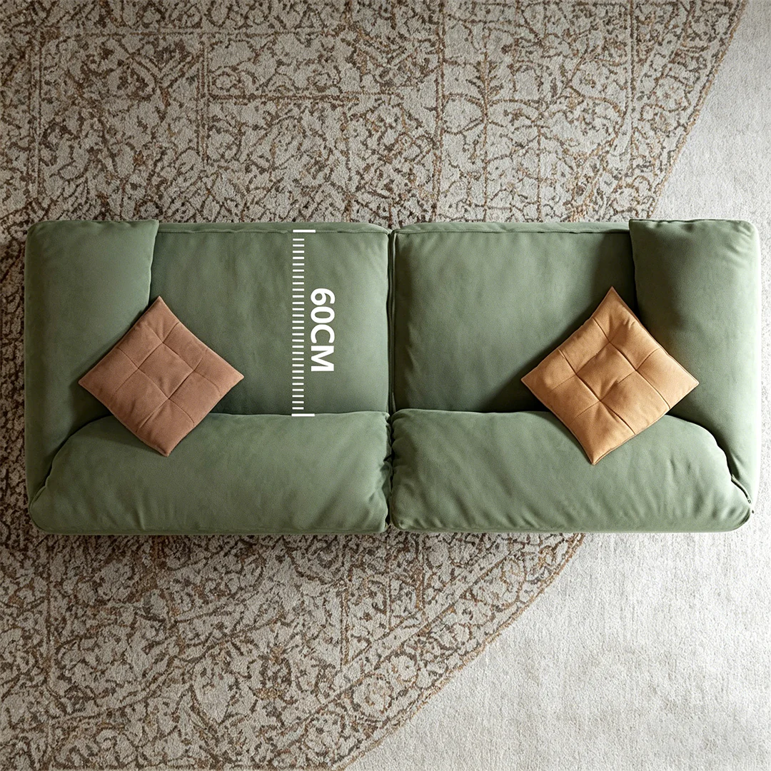 Simon S20 Three Seater Sofa, Velvet - Image 12