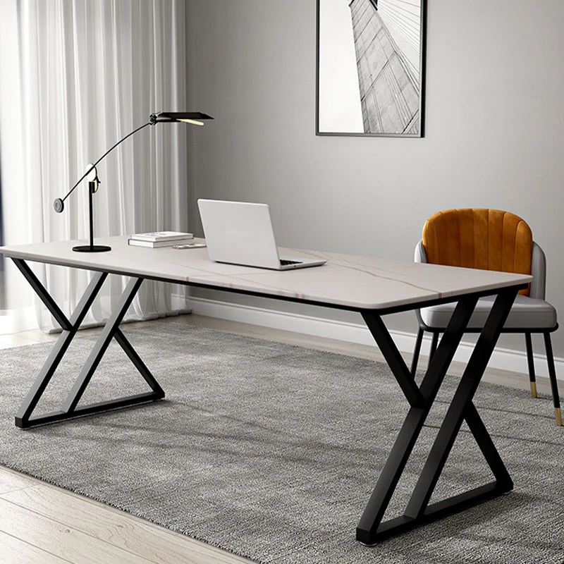 Simon Office Desk, Sintered Stone - Image 5