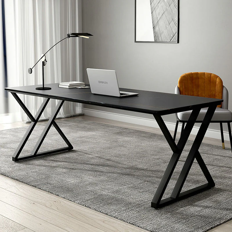 Simon Office Desk, Sintered Stone - Image 6