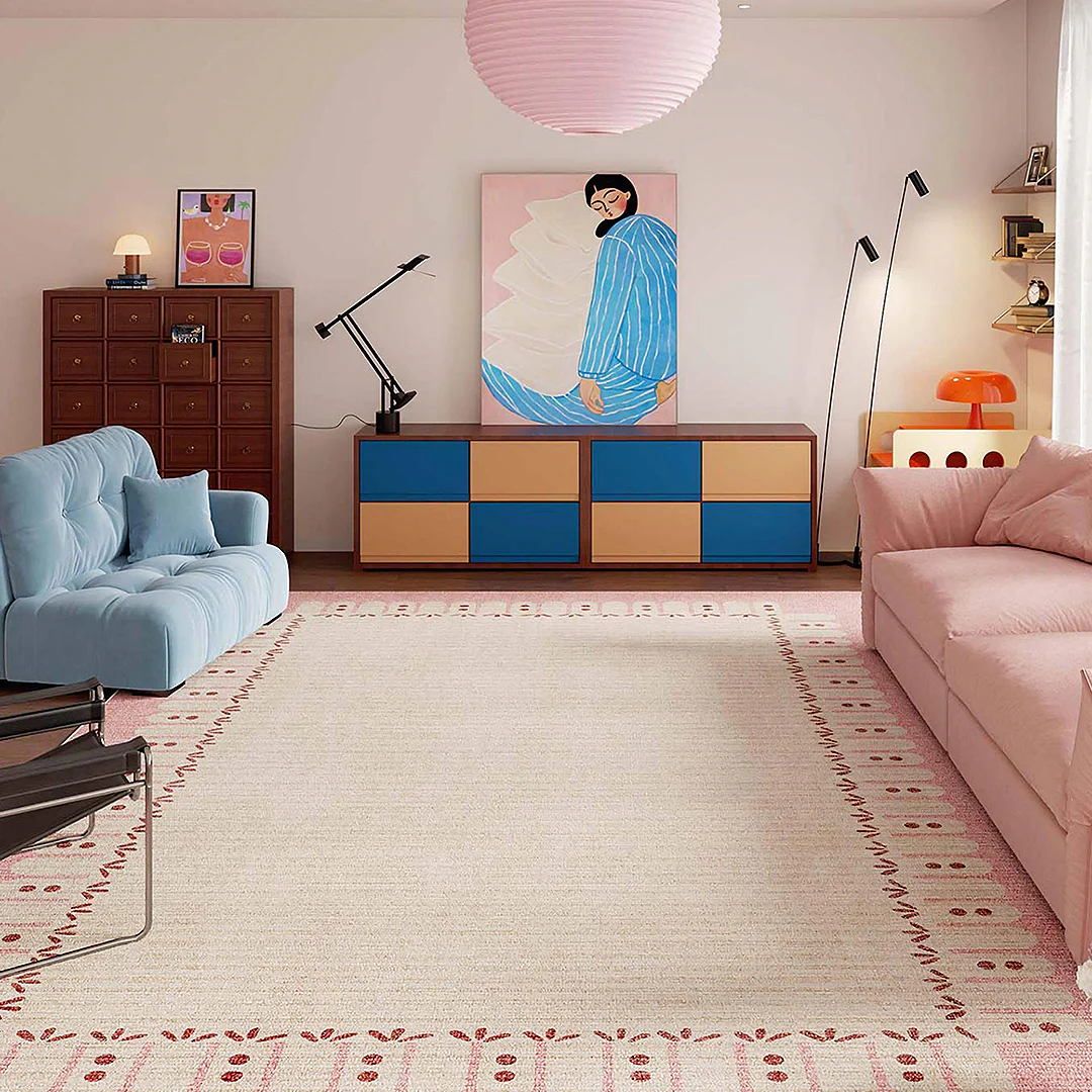 Sofia Blush Gradient Cloud Rug, Various Styles Available - Image 3