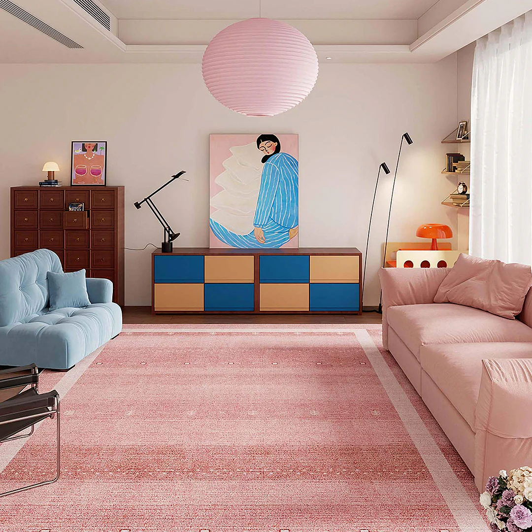 Sofia Blush Gradient Cloud Rug, Various Styles Available - Image 4