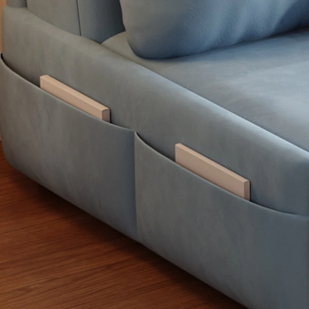 Sokolov Single Seater Sofa Bed, Two Seater Sofa Bed, Blue - Image 7
