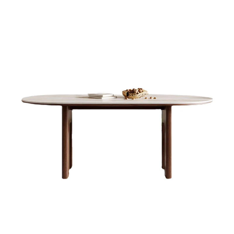 Stephanie Dining Table Set, Dark Oak & Cream - Image 9
