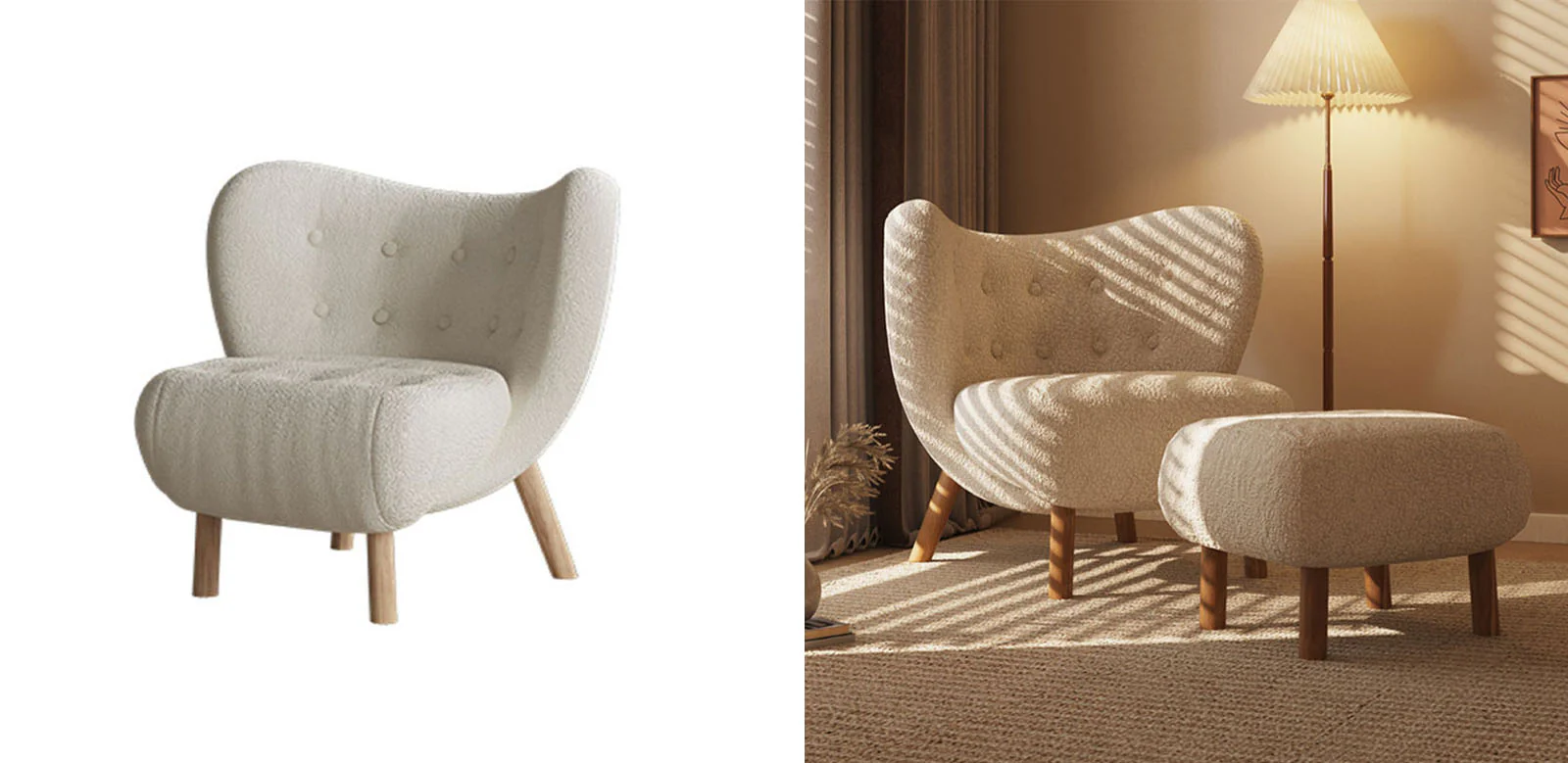 SweetHome Winni Armchair, Boucle - Image 5