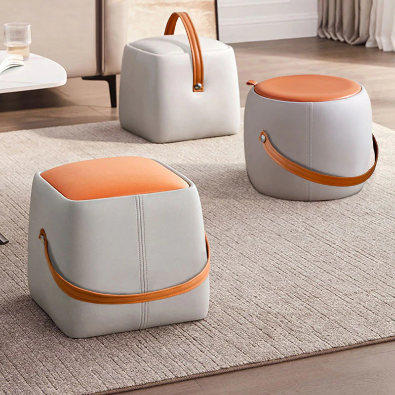Tabitha Mini Saddle Footstool - Image 3