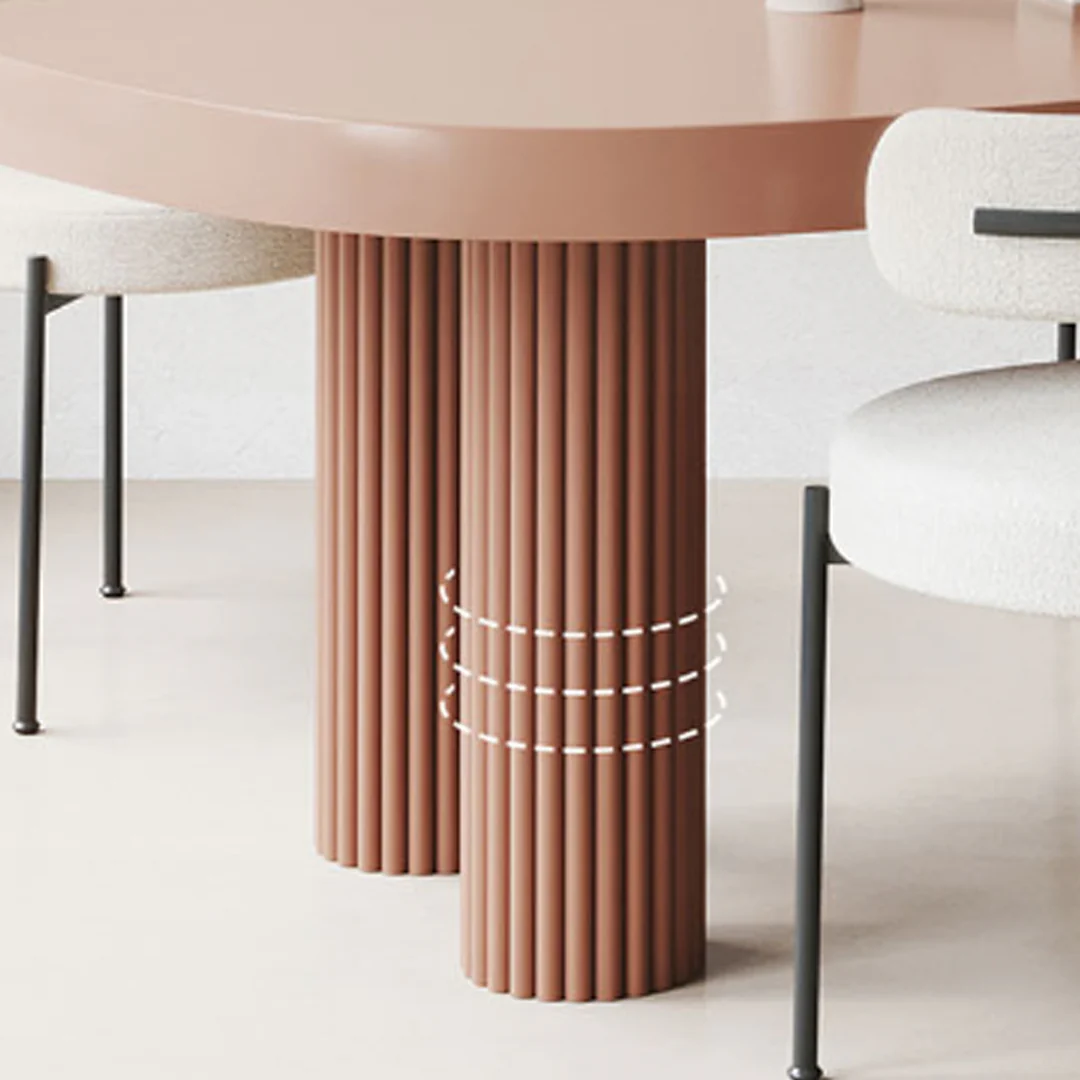 Tammy Dining Table, Brown - Image 6