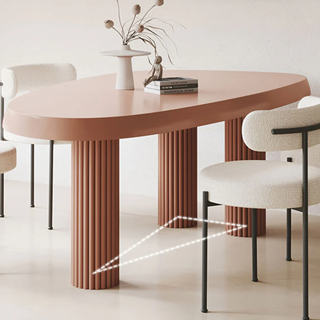 Tammy Dining Table, Brown - Image 7
