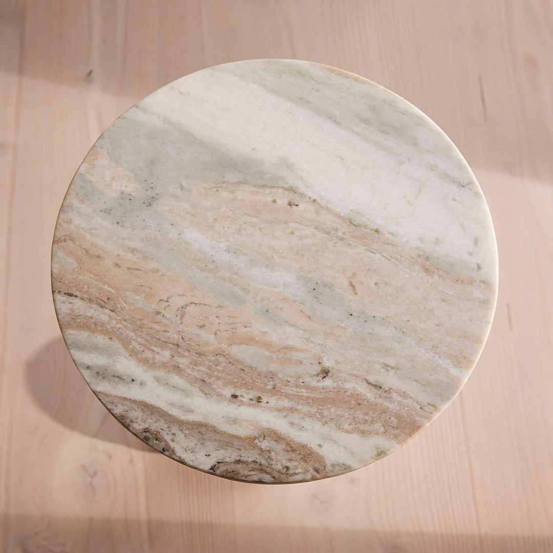 Tarantino Side Table, Marble - Image 3