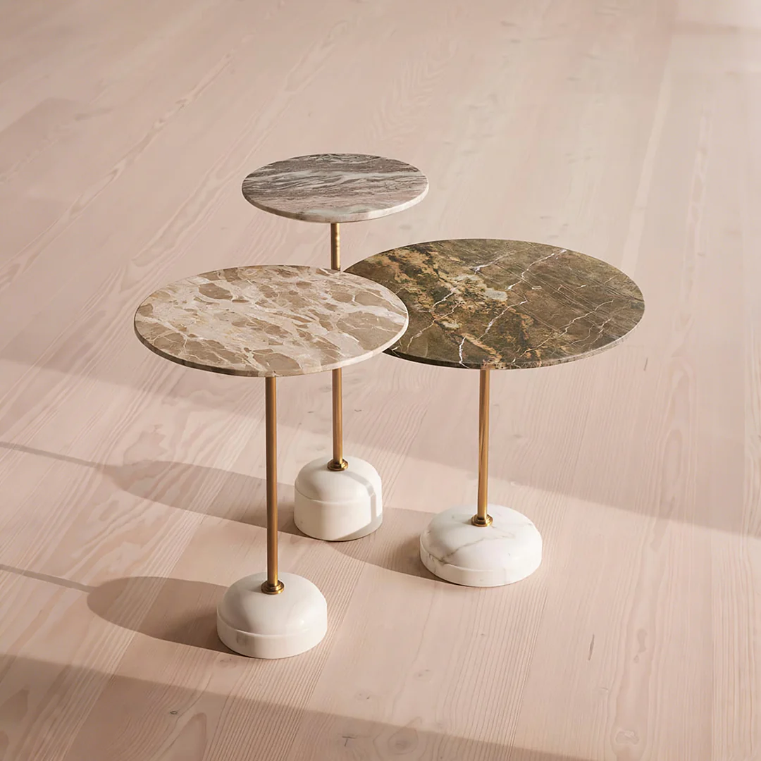Tarantino Side Table, Marble - Image 4