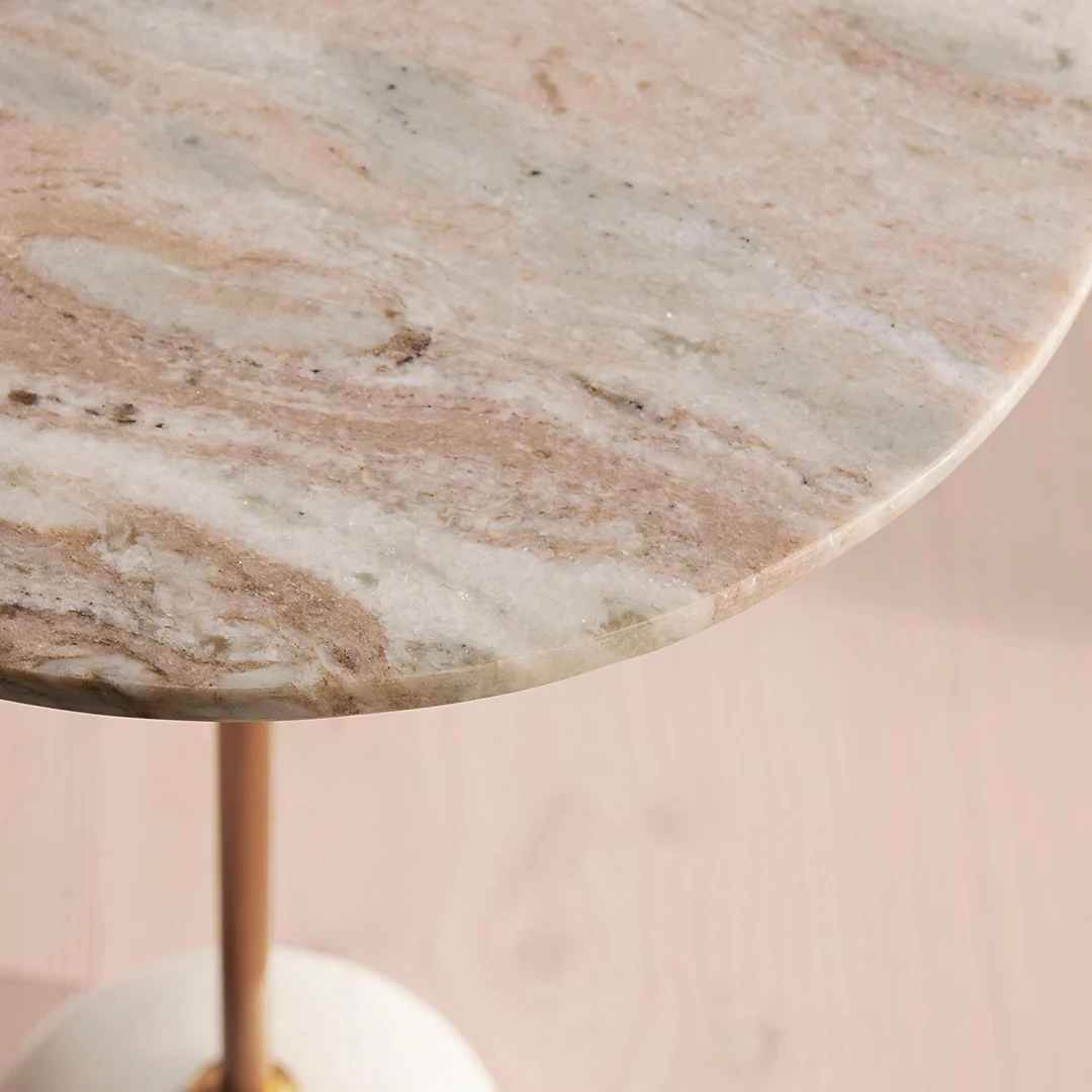 Tarantino Side Table, Marble - Image 6