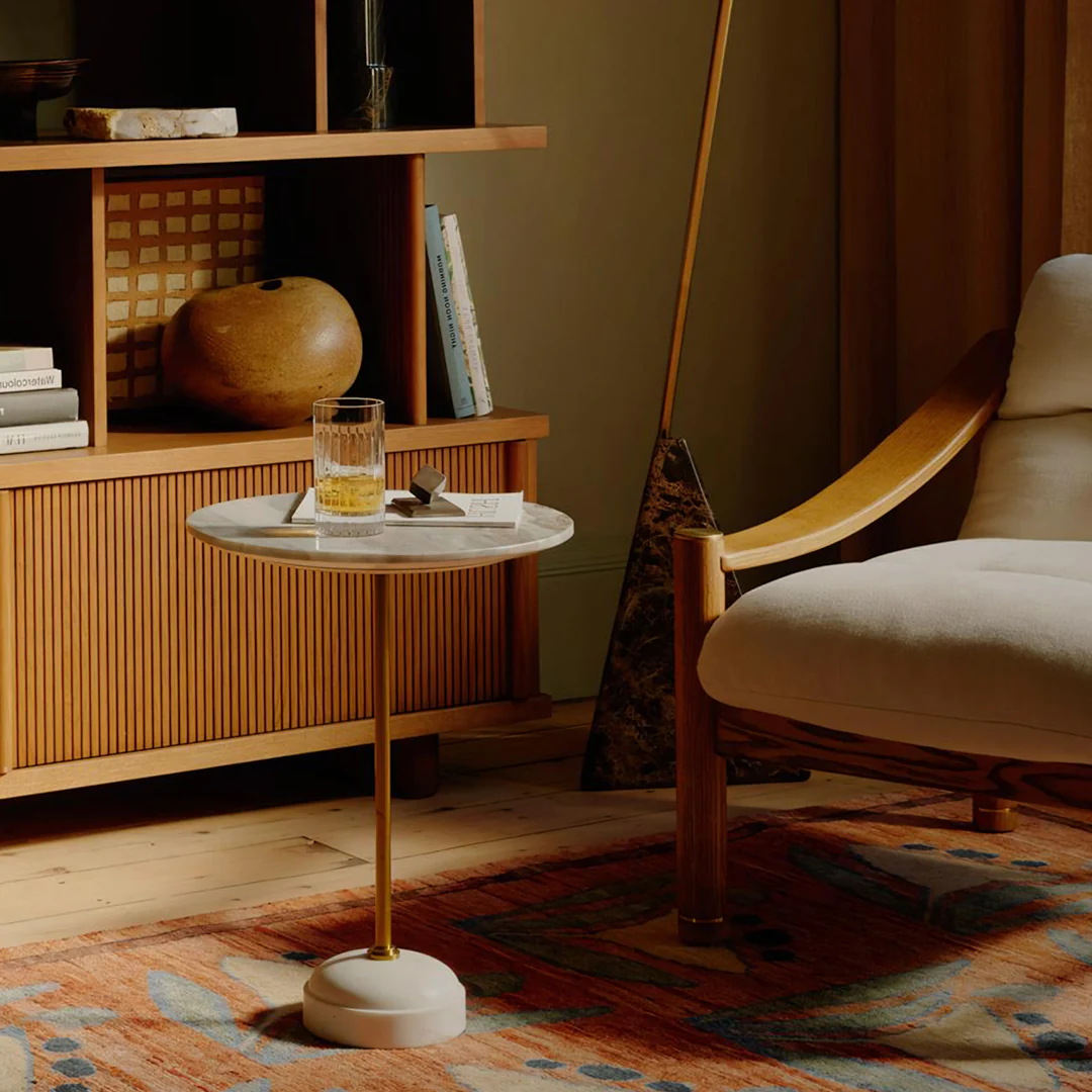 Tarantino Side Table, Marble - Image 7