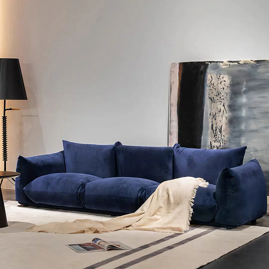 Tate Two Seater, Three Seater Sofa, Boucle Or Velvet, White - Image 11