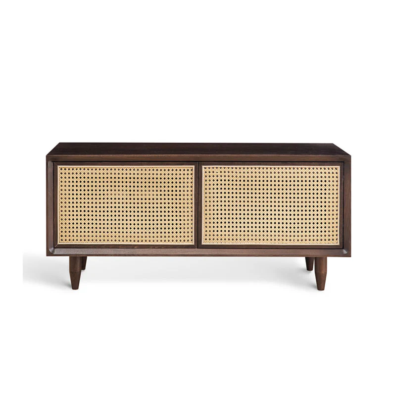 Tawny Rattan TV Stand, Wood - Image 5
