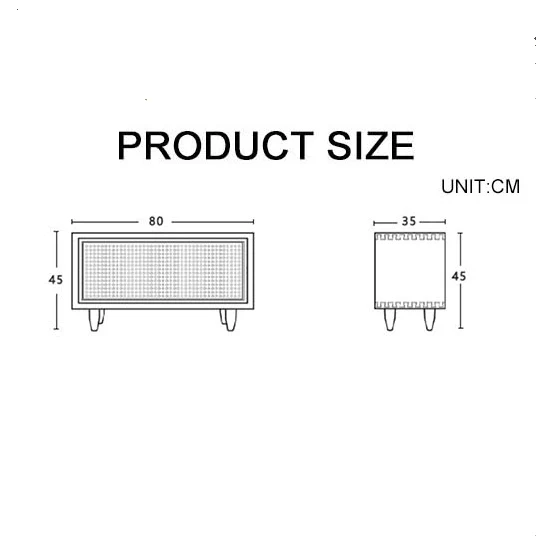 Tawny Rattan TV Stand, Wood - Image 6